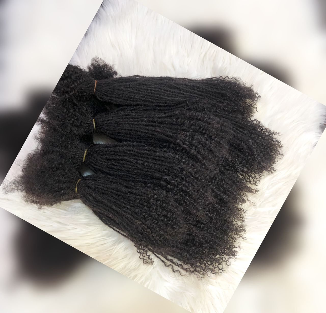 100% Human hair Sister Locs Black