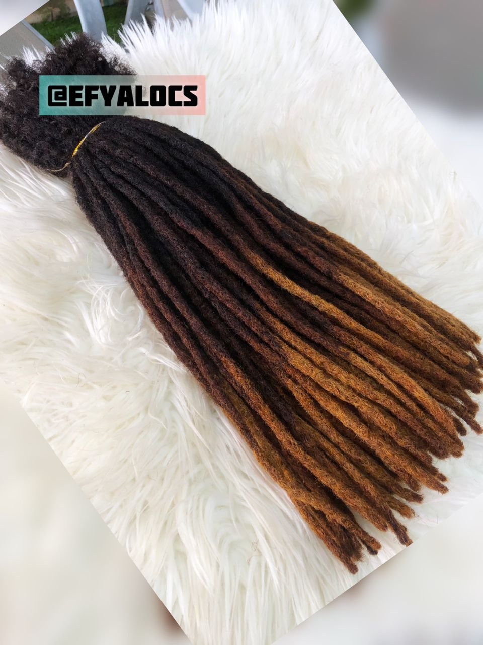 100% human hair standard locs