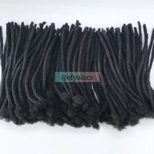 100% Human Hair Handmade locs extension 20 locs per bundle
