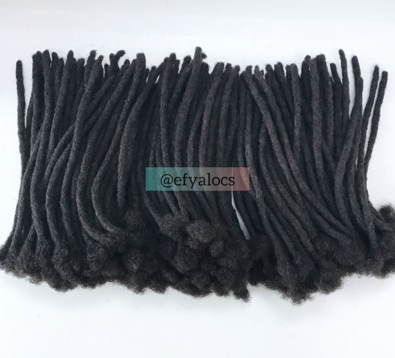100% Human Hair Handmade locs extension 20 locs per bundle